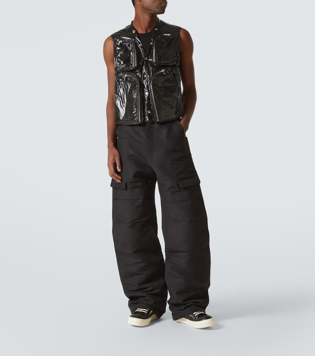 High-Top Sneakers Vintage Sneaks High aus Leder | Rick Owens