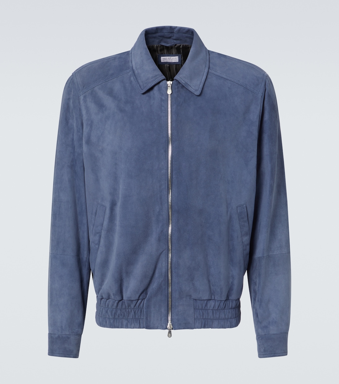 Bomberjacke aus Veloursleder | Brunello Cucinelli