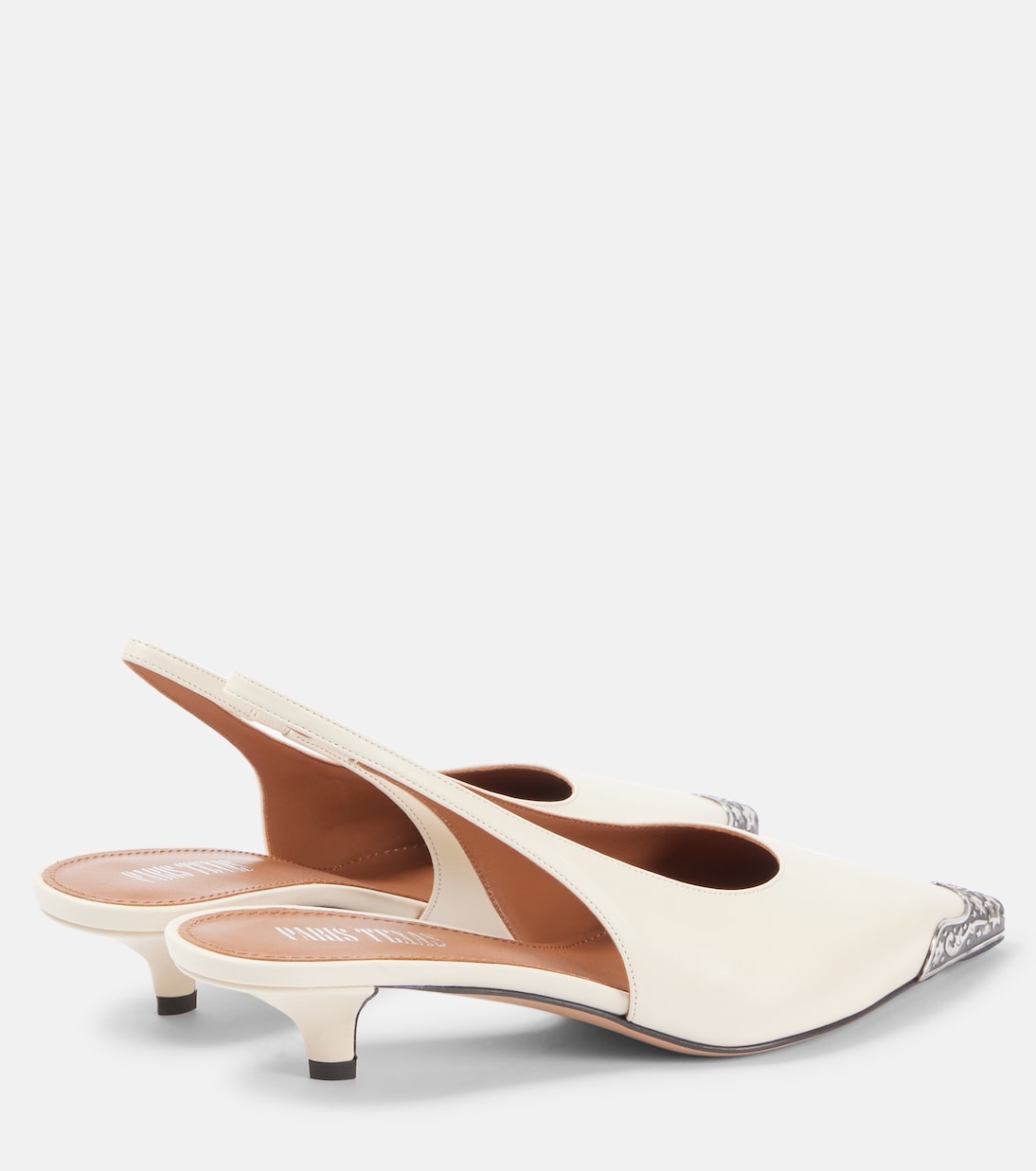 Escarpins slingback Jessica Western 35 en cuir | Paris Texas