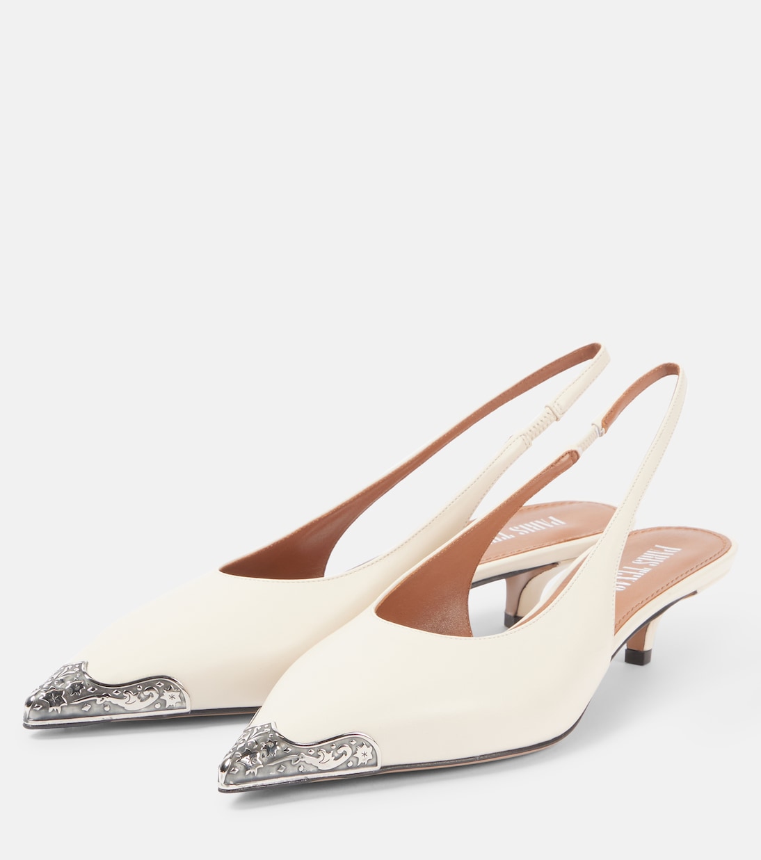 Escarpins slingback Jessica Western 35 en cuir | Paris Texas