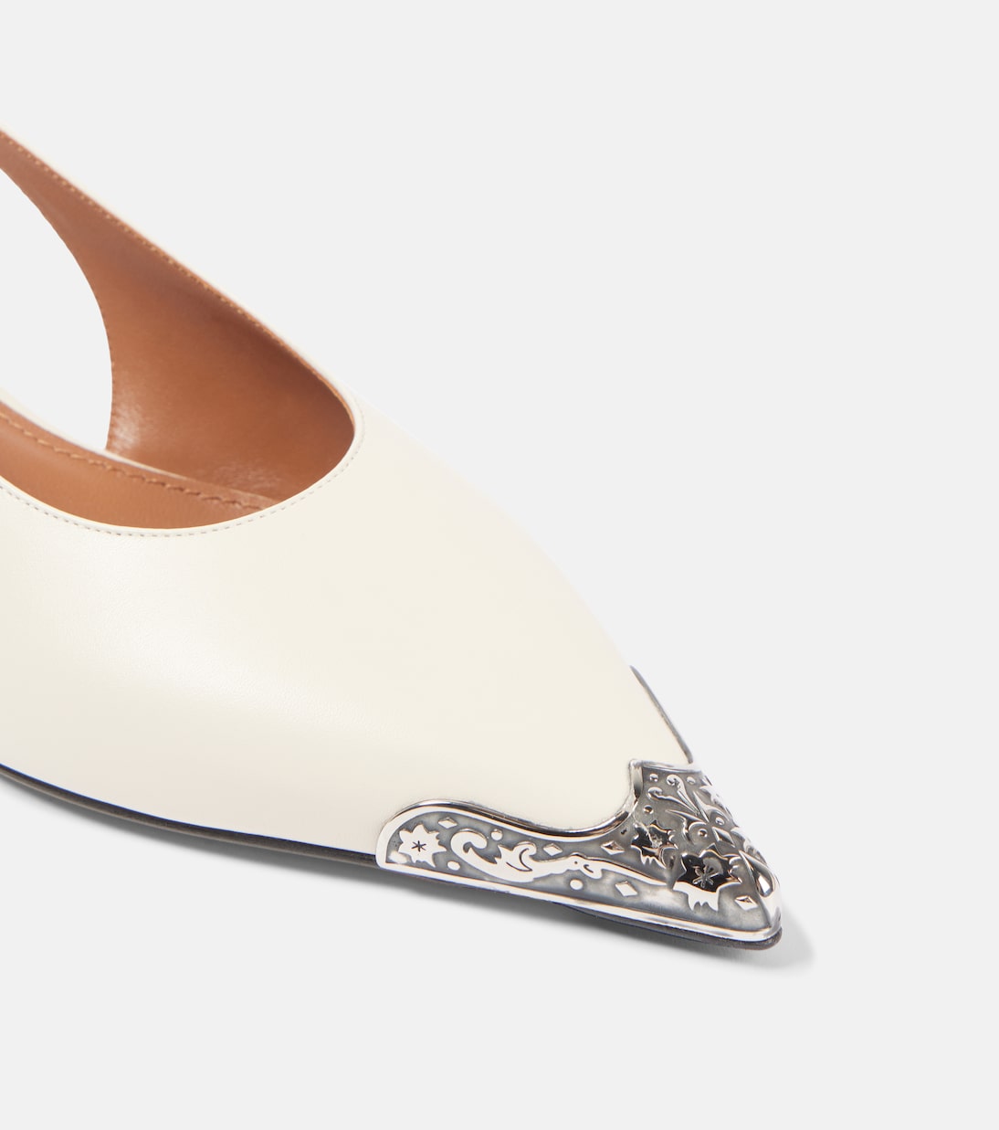 Escarpins slingback Jessica Western 35 en cuir | Paris Texas