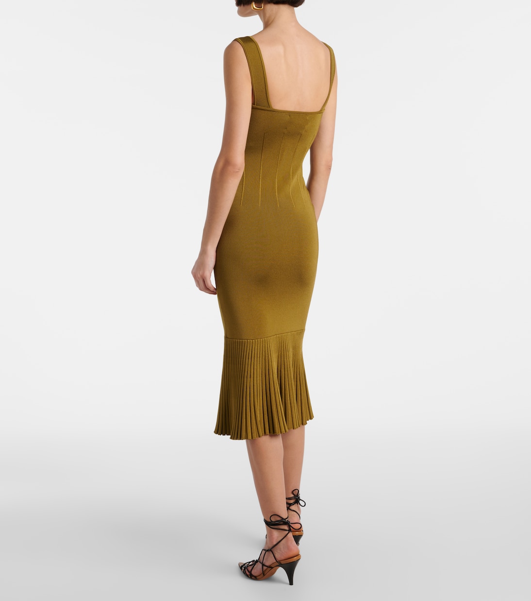 Atalanta knitted midi dress | Galvan