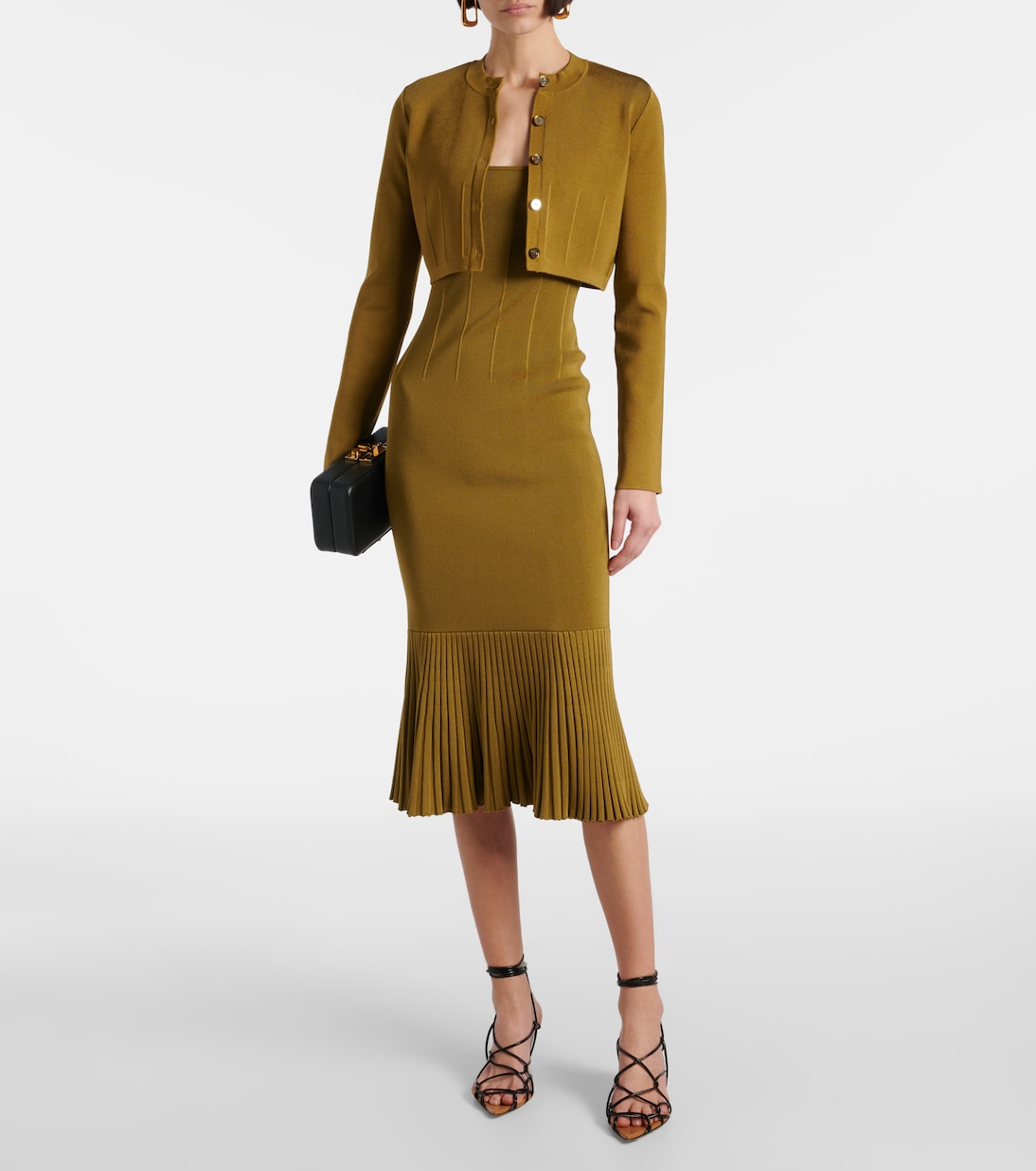 Atalanta knitted midi dress | Galvan