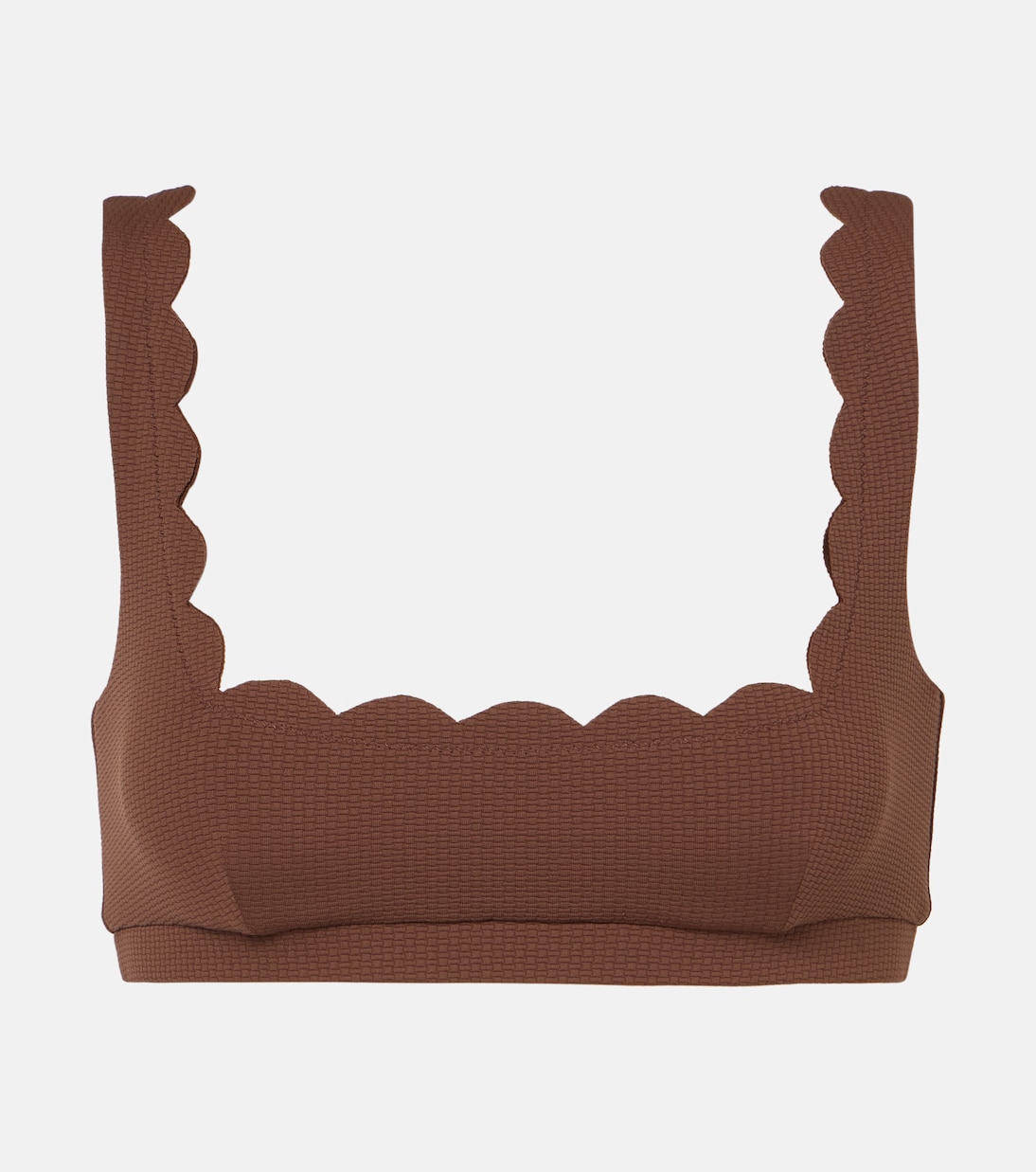 Mini Palm Springs scalloped bikini top | Marysia