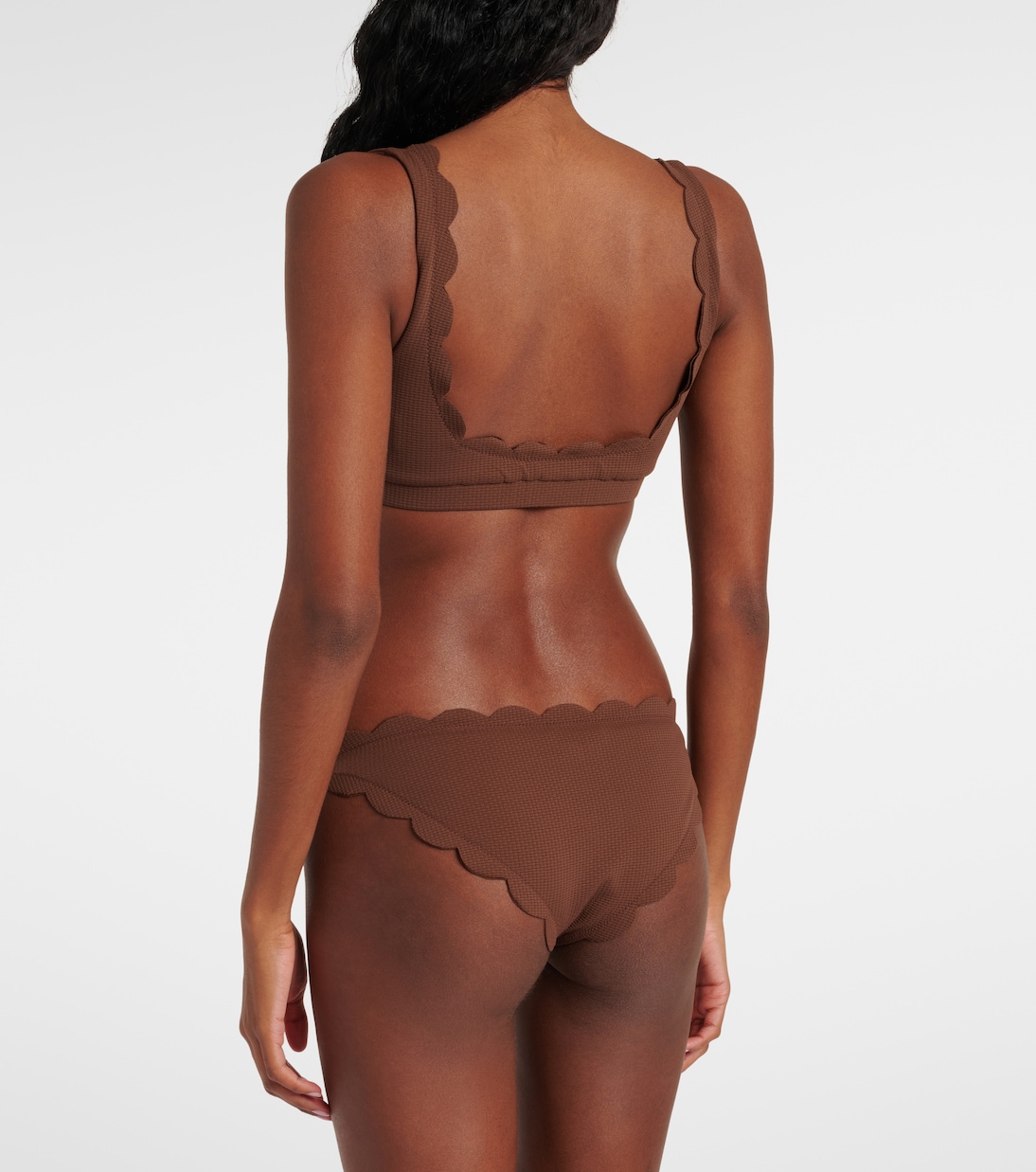 Mini Palm Springs scalloped bikini top | Marysia