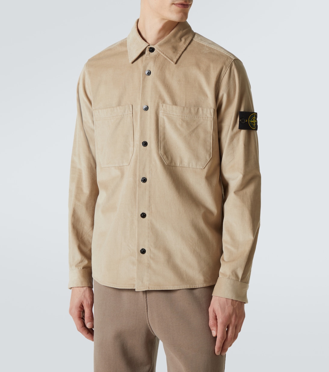 Hemd Compass aus Baumwoll-Cord | Stone Island