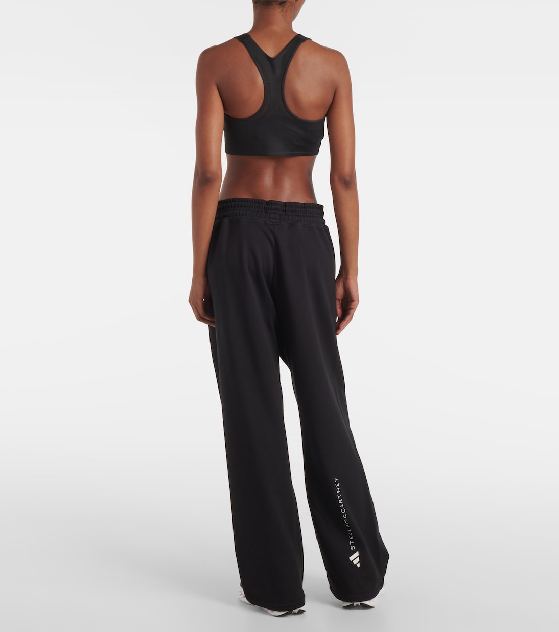 High-Rise-Jogginghose aus Baumwolle | Adidas by Stella McCartney