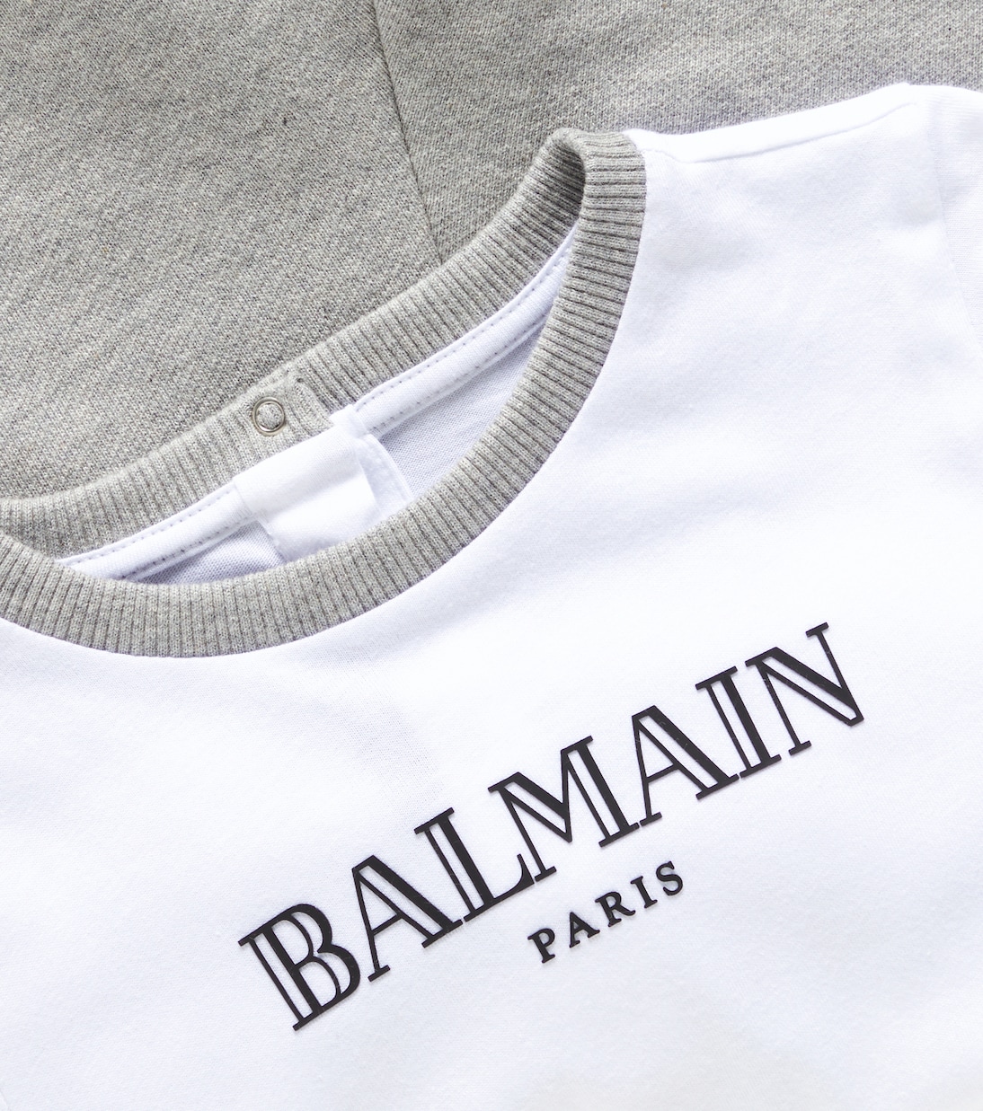 Baby - Jumpsuit in cotone | Balmain Kids