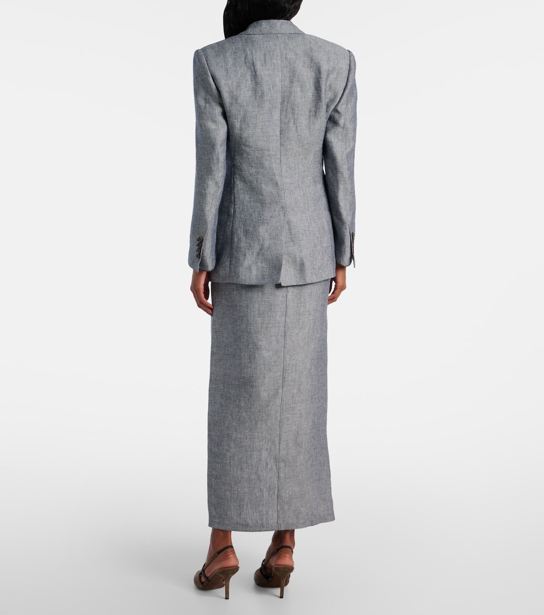 Blazer in canapa e lino | Brunello Cucinelli