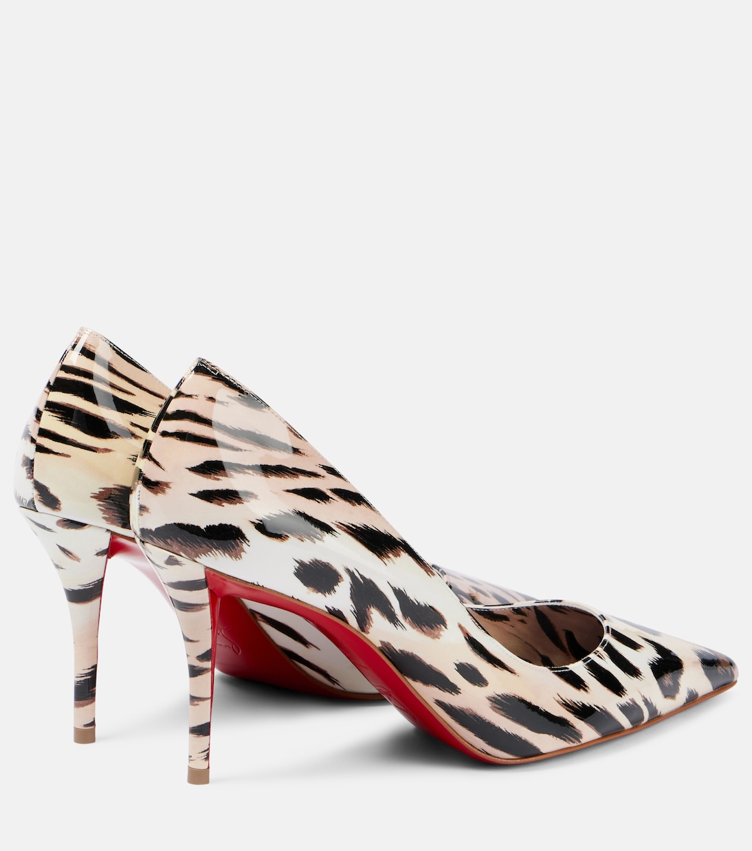 Pumps Miss Z 80 in vernice con stampa | Christian Louboutin