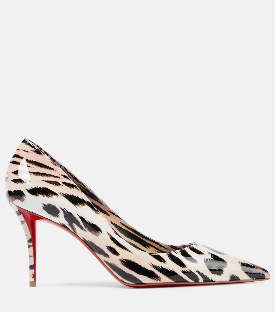 Pumps Miss Z 80 in vernice con stampa | Christian Louboutin