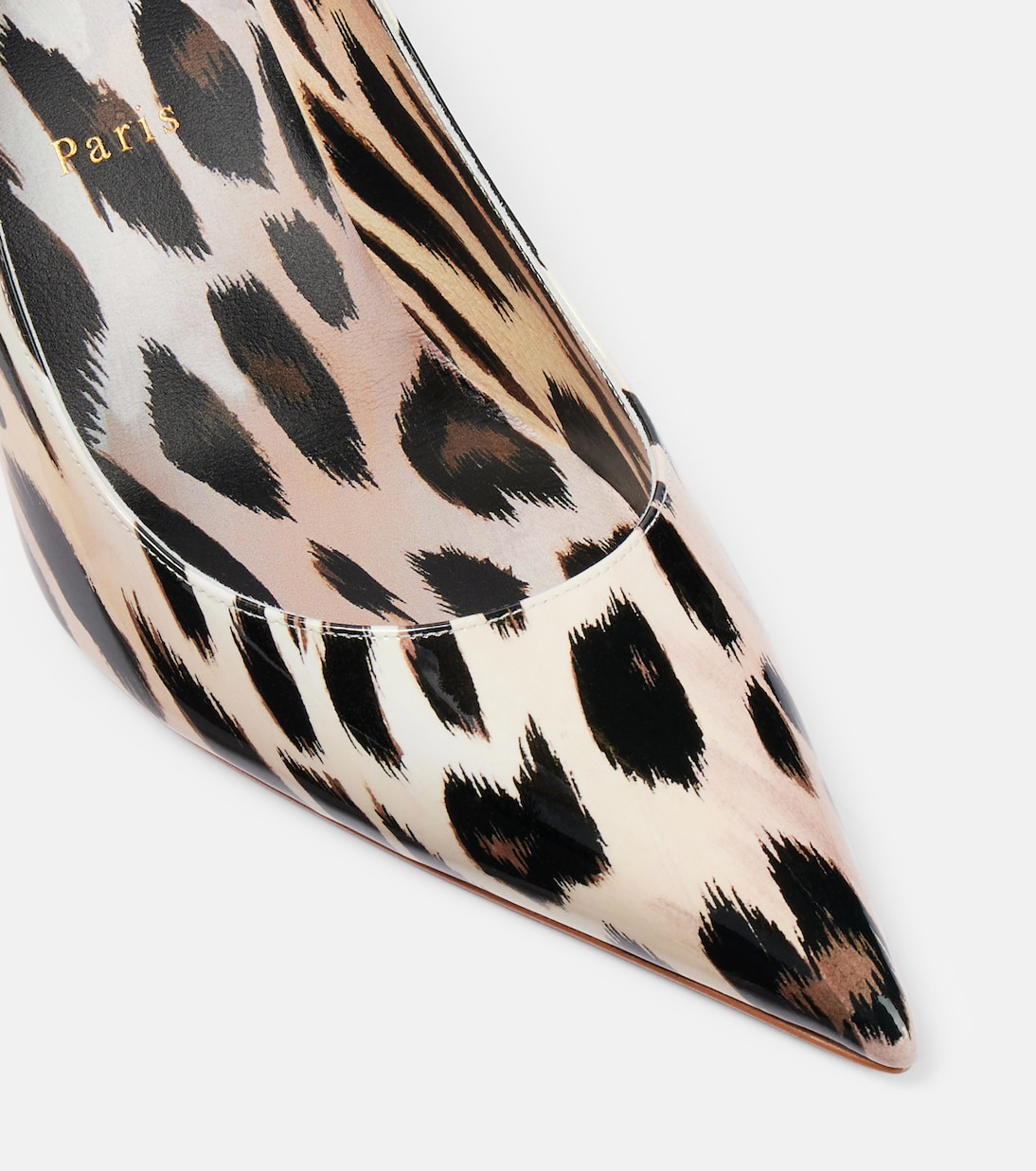 Pumps Miss Z 80 in vernice con stampa | Christian Louboutin
