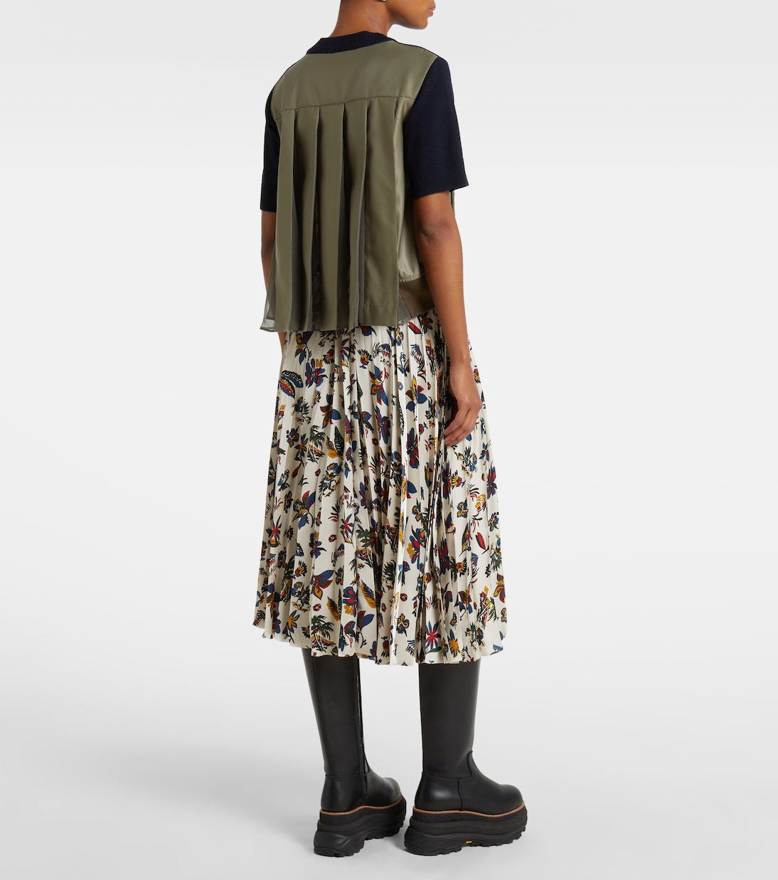 Camiseta en mezcla de algodón | Sacai