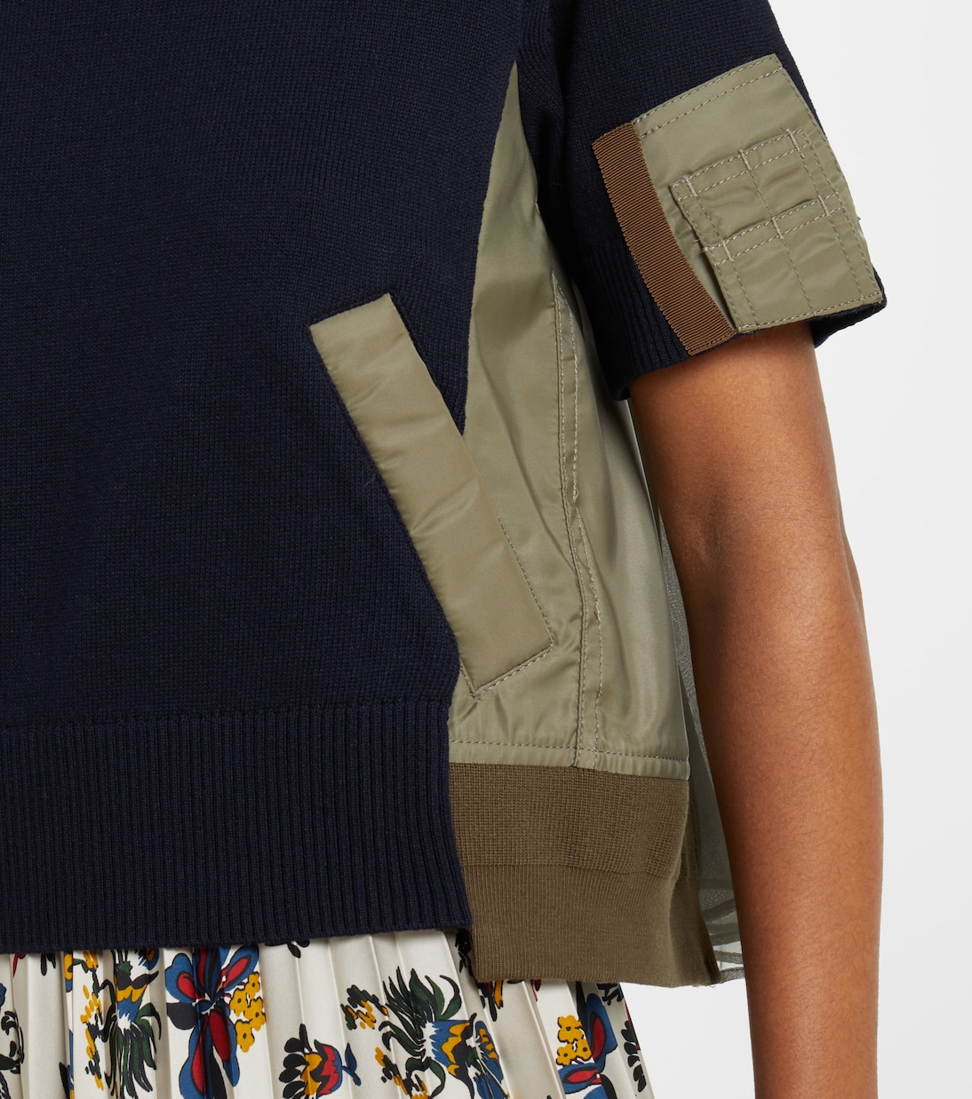 Camiseta en mezcla de algodón | Sacai