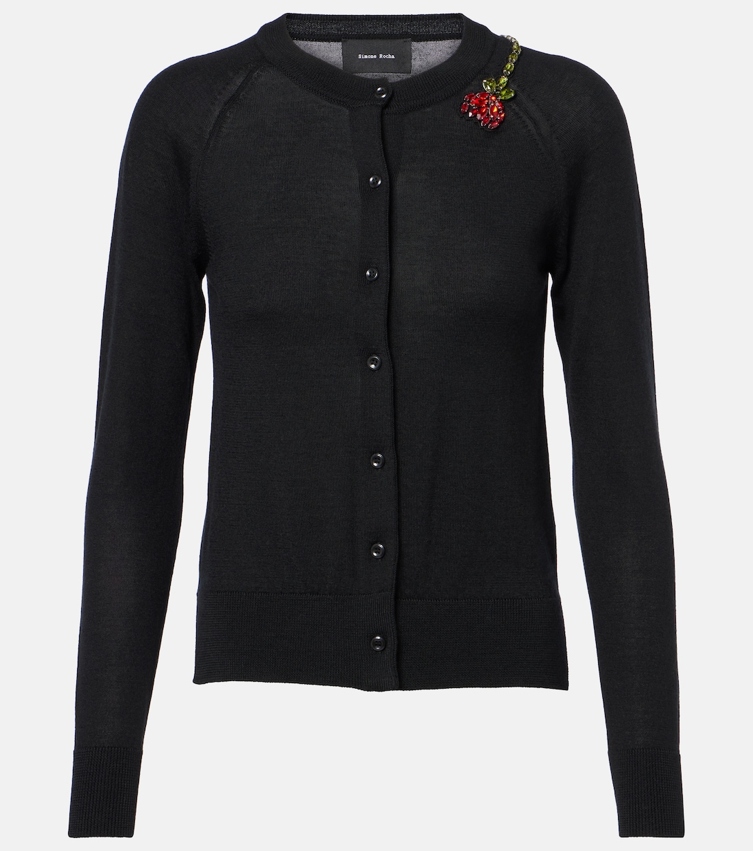 Embellished wool and silk cardigan | Simone Rocha