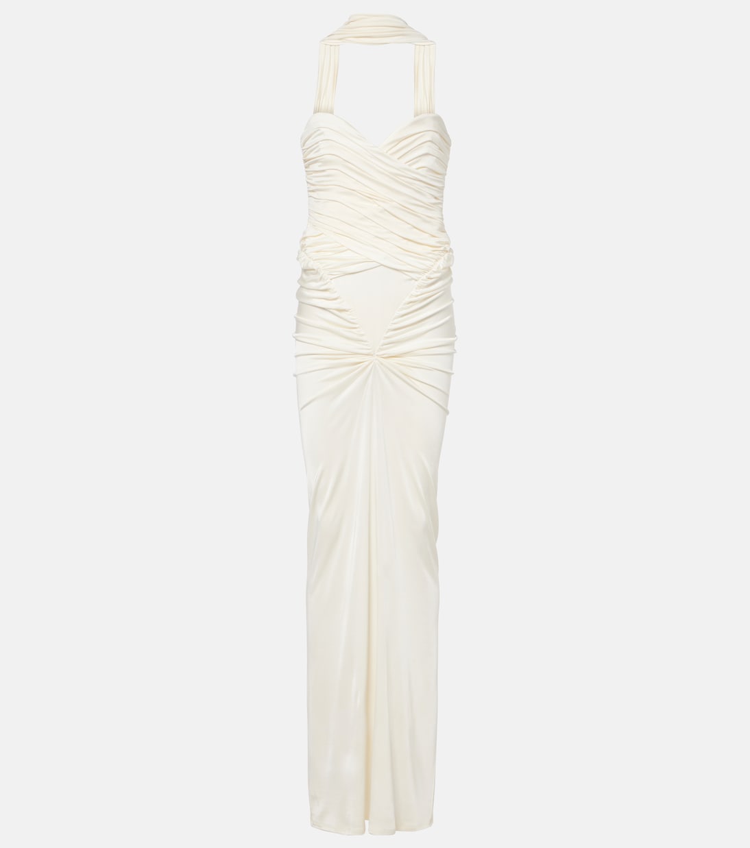 Samsara ruched strapless gown | The New Arrivals Ilkyaz Ozel