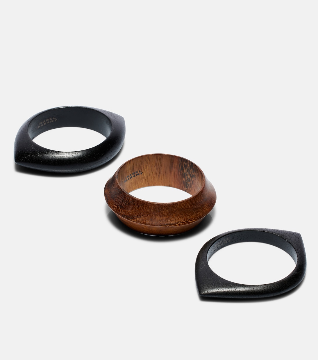 Set of 3 wood bangles | Isabel Marant