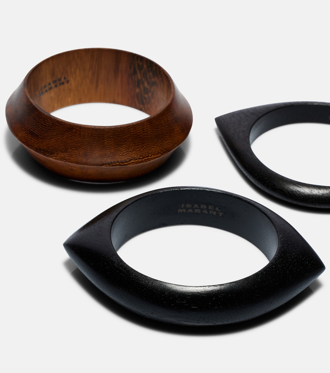 Set of 3 wood bangles | Isabel Marant