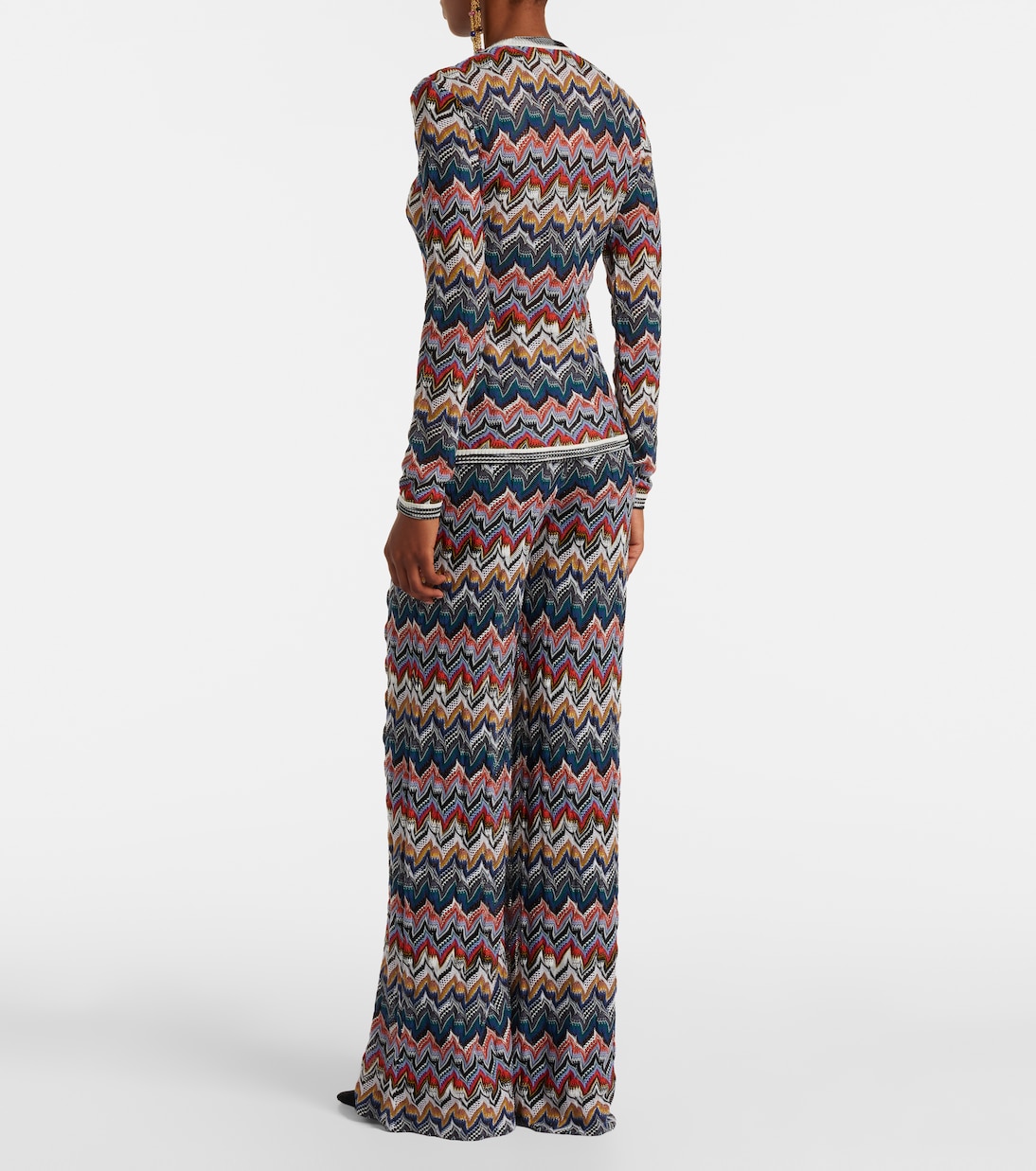 Cardigan Zig Zag aus Lamé | Missoni