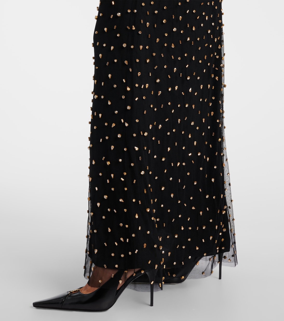 Cherry crystal-embellished gown | Jenny Packham
