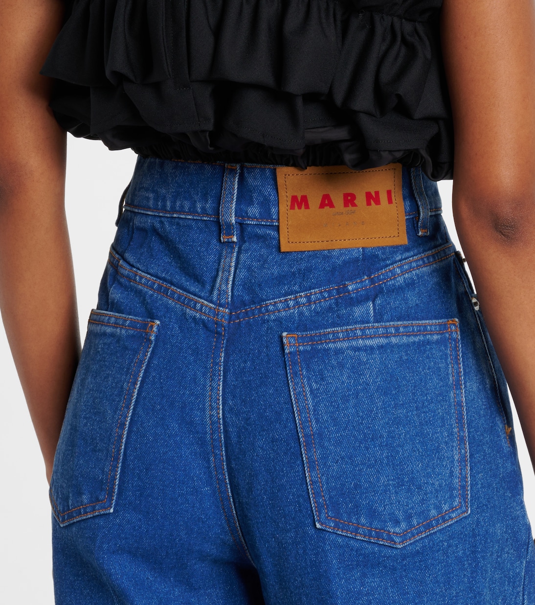 Jeans anchos alto | Marni