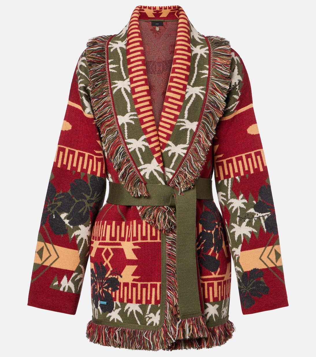 Cardigan Hibiscus Bloom in lana vergine | Alanui