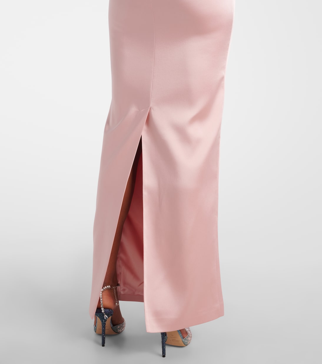 Sisu蝴蝶结细节缎布长礼服 | The New Arrivals Ilkyaz Ozel