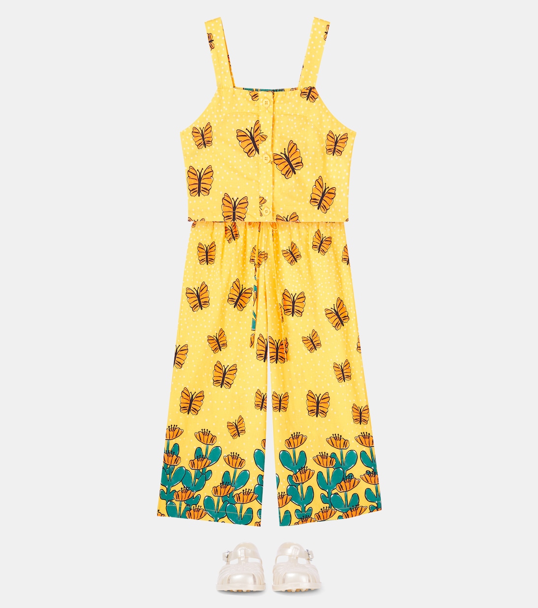 Jardim Borboleta top and pants set | Fábula