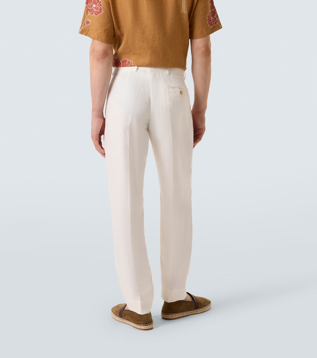 Pantalon droit Affonso en lin | Frescobol Carioca