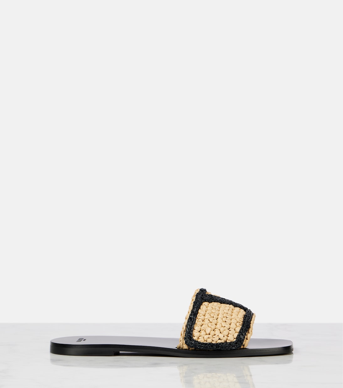 Viva Superstar embroidered crochet slides | Valentino Garavani