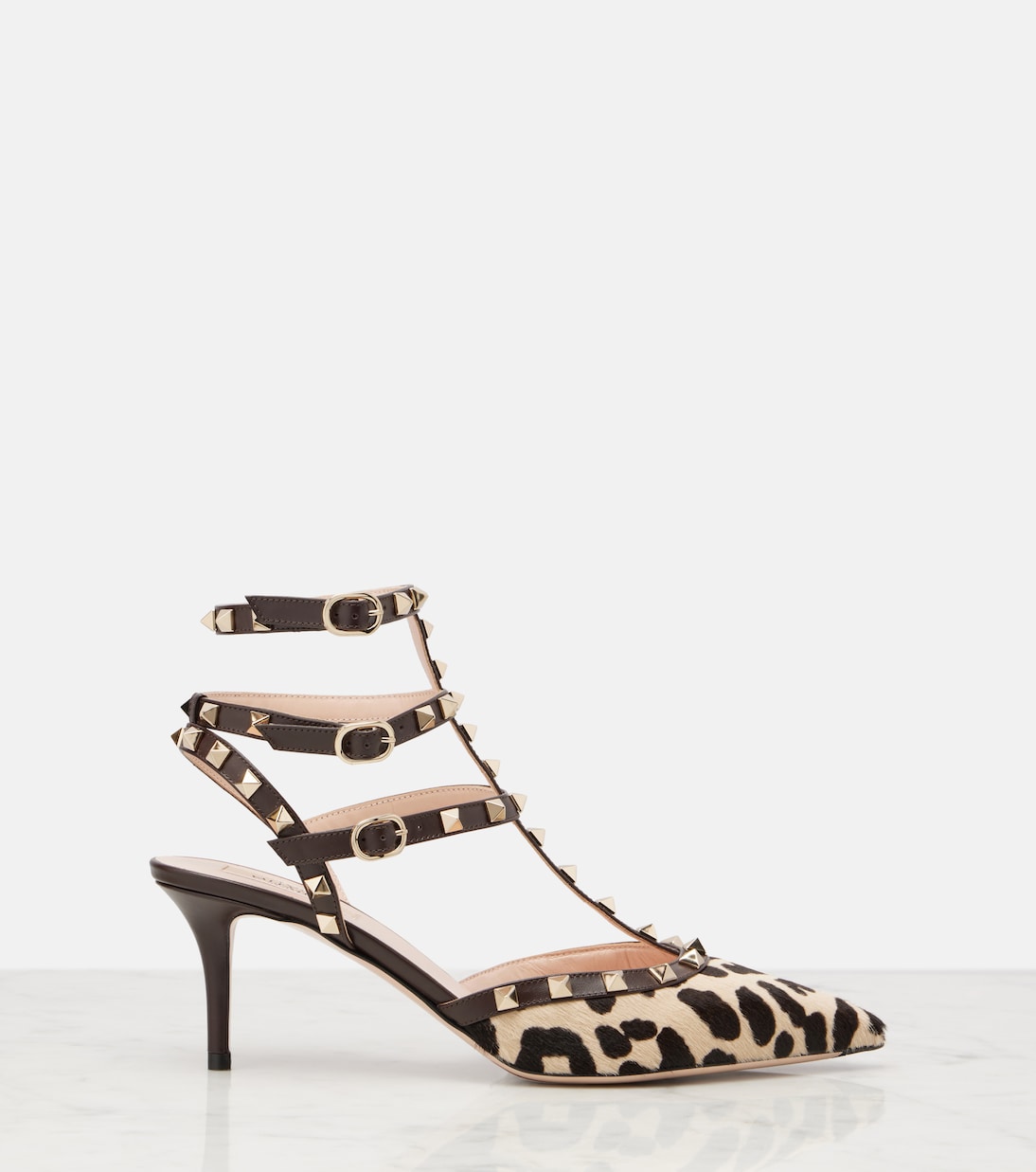 Rockstud 65 calf hair pumps | Valentino Garavani