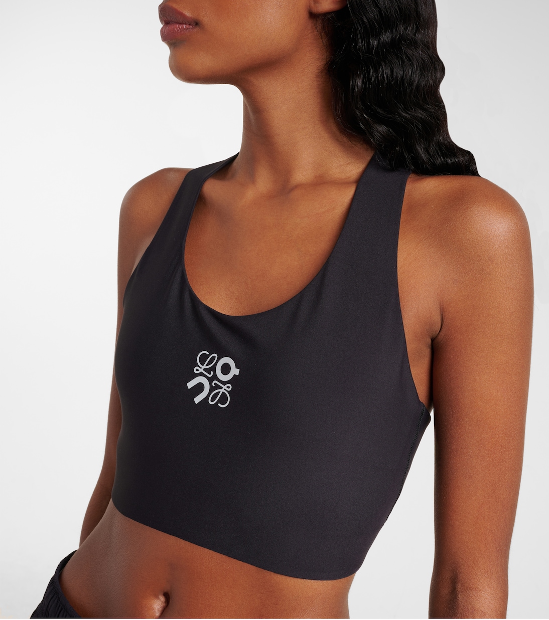 x On sujetador deportivo con logo | Loewe