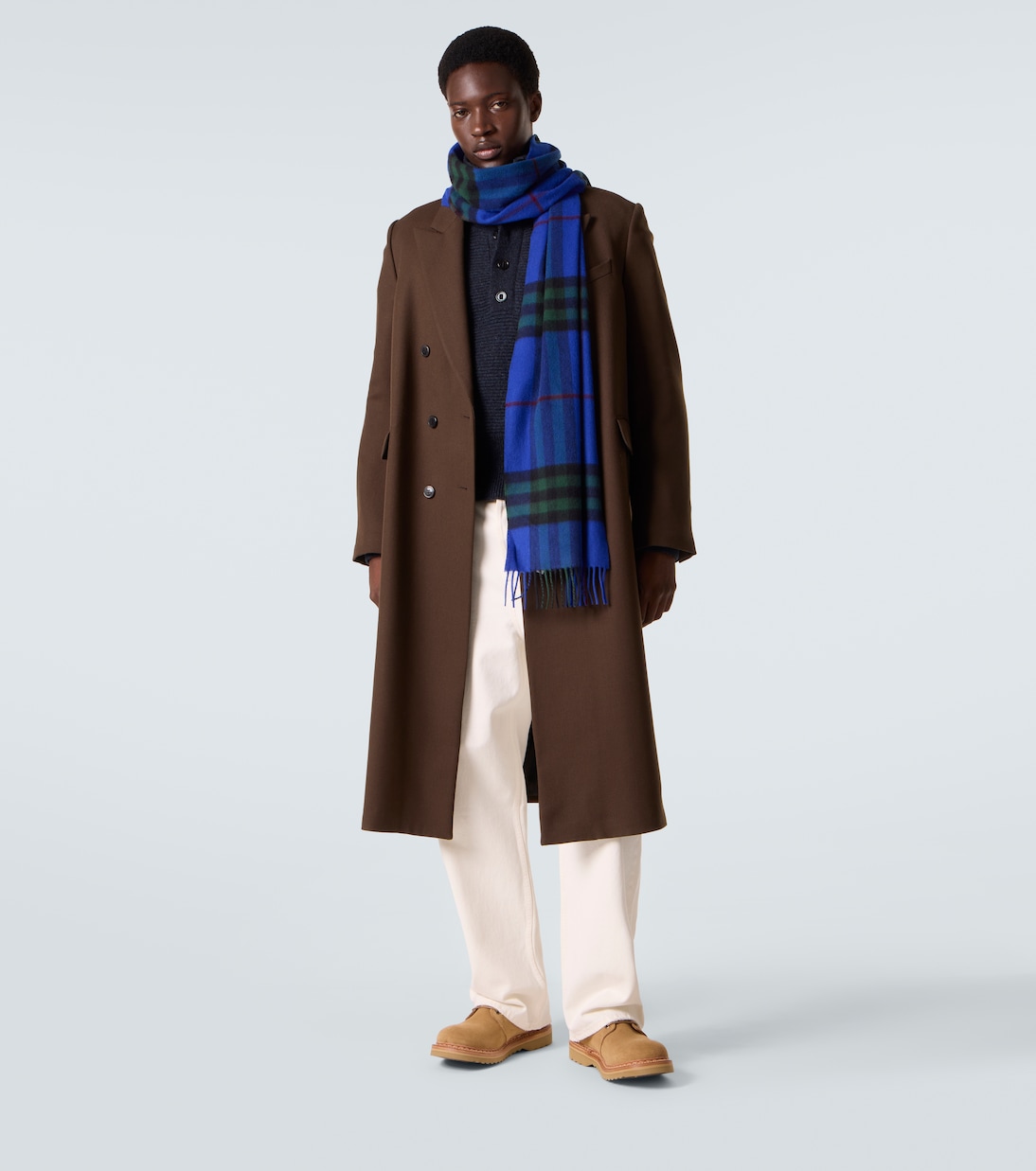 Giant Check cashmere scarf | Burberry