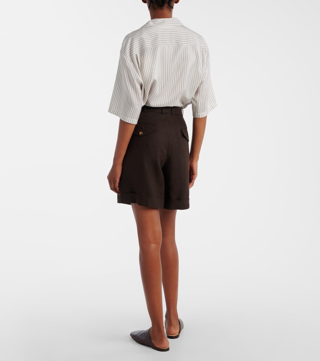 Bermuda-Shorts Combray aus Leinen | Loro Piana