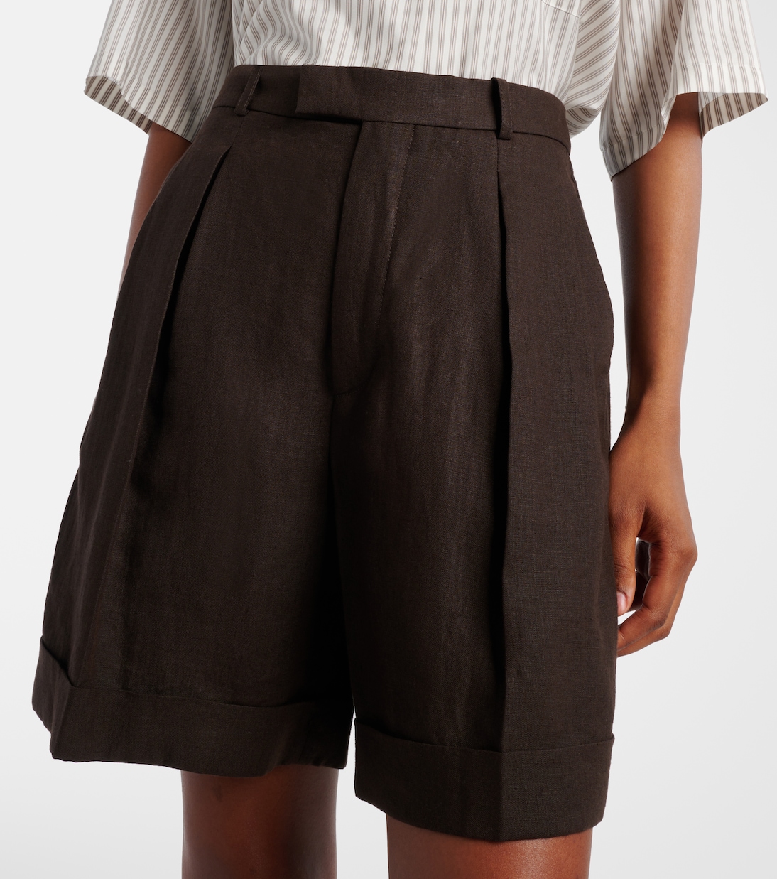Bermuda-Shorts Combray aus Leinen | Loro Piana