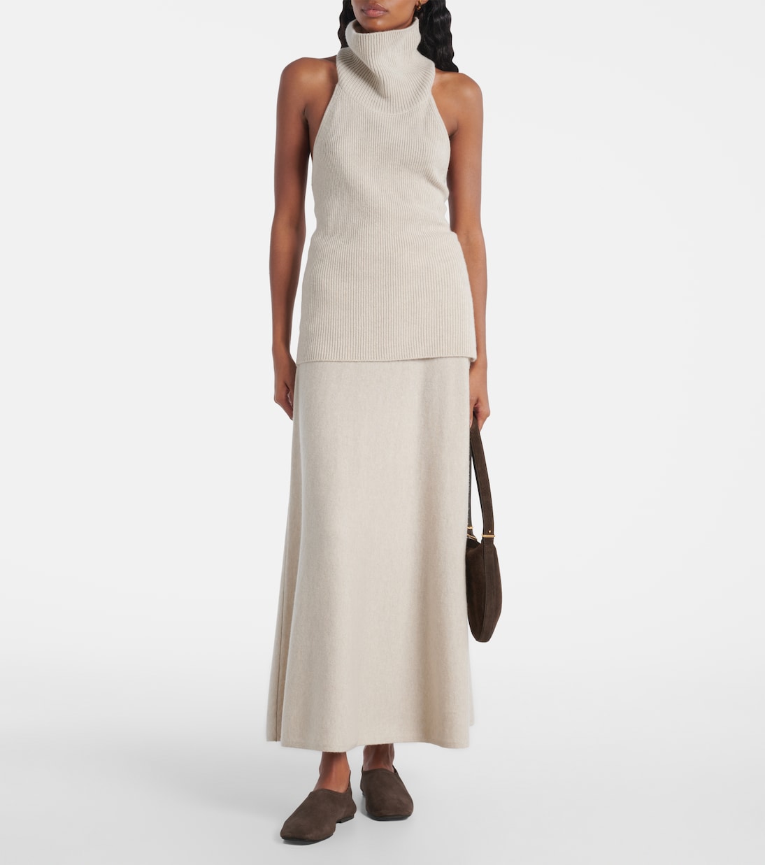 Maddie open-back cashmere top | Lisa Yang