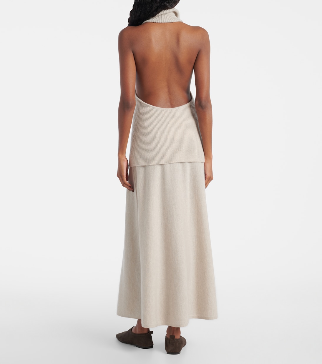 Maddie open-back cashmere top | Lisa Yang