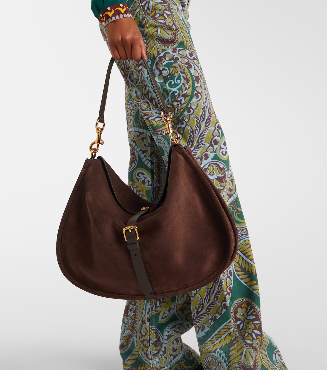 Tote Bag Pony Small aus Veloursleder | Etro