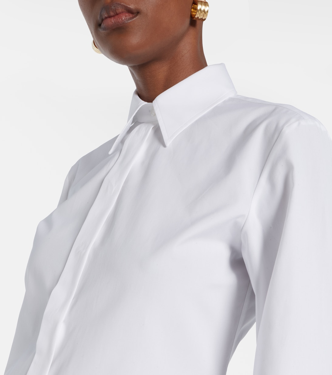 Camisa Oste de popelín de algodón | Sportmax