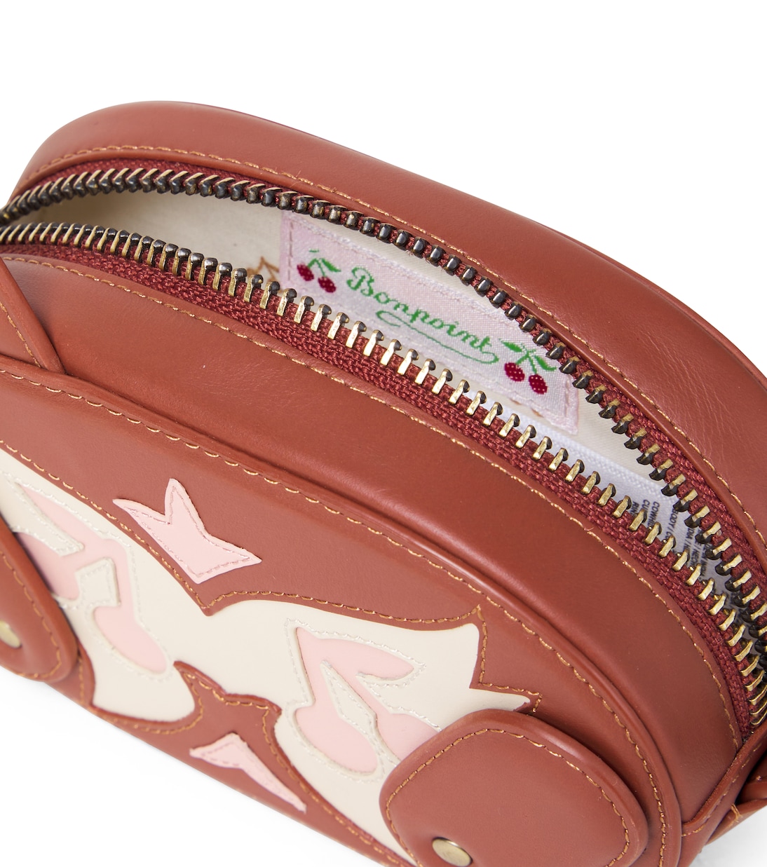 Jonquil leather bag | Bonpoint