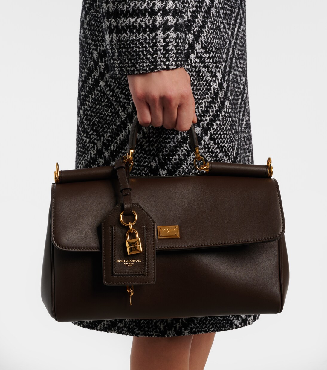 My Sicily Medium leather tote bag | Dolce&Gabbana