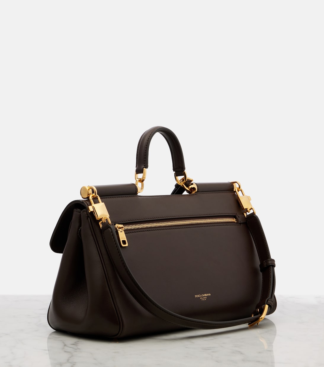 My Sicily Medium leather tote bag | Dolce&Gabbana
