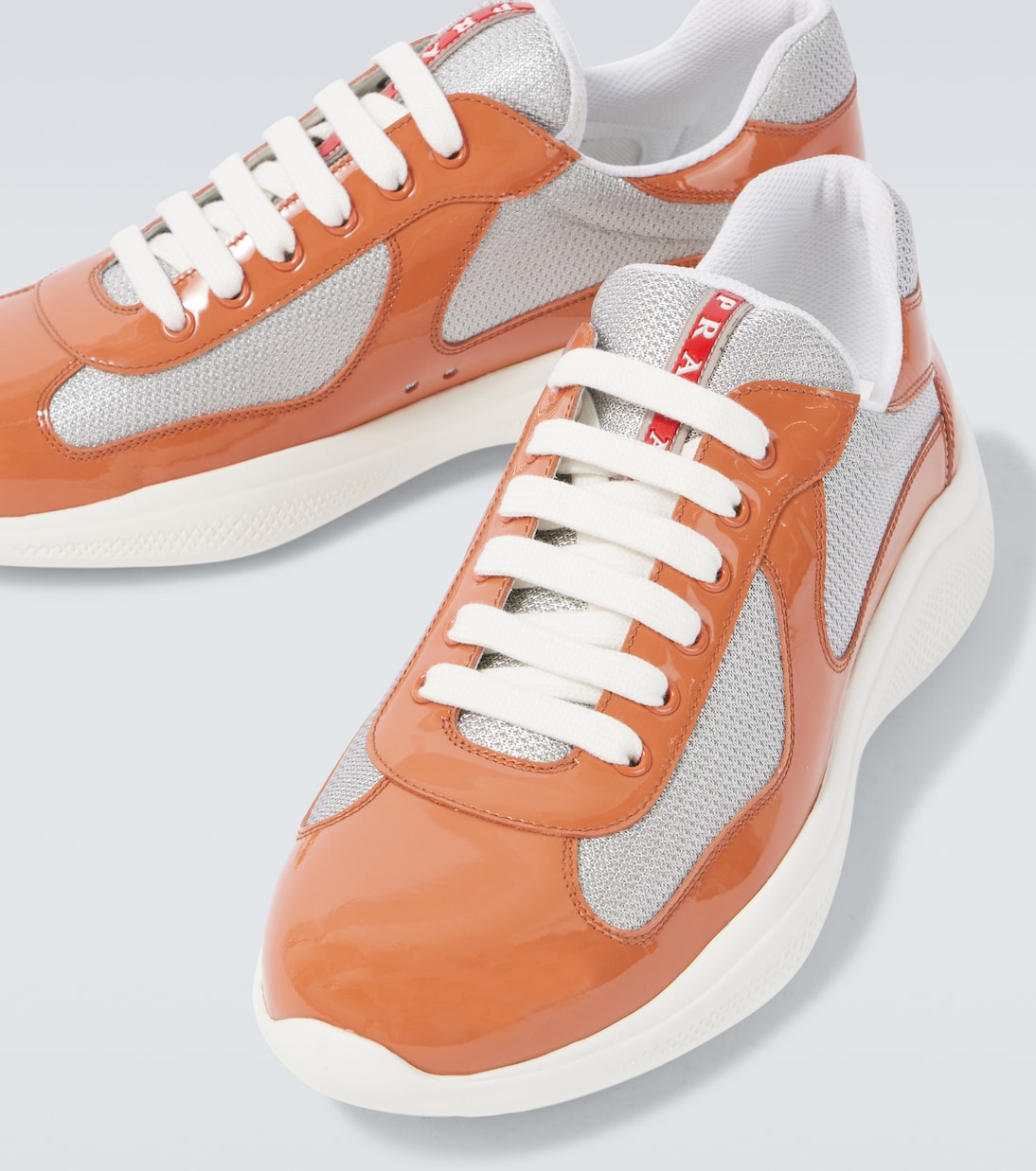 America's Cup patent leather sneakers | Prada