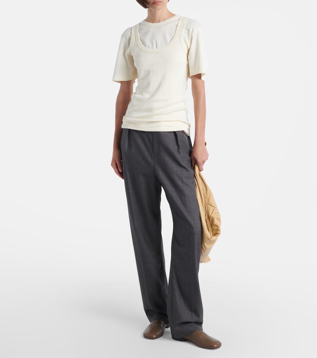 Cotton jersey tank top | Lemaire