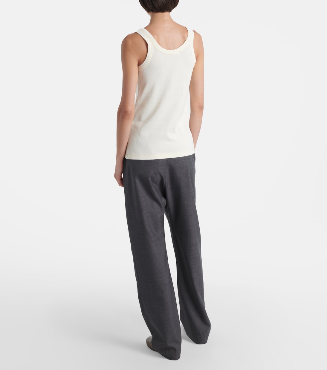 Cotton jersey tank top | Lemaire