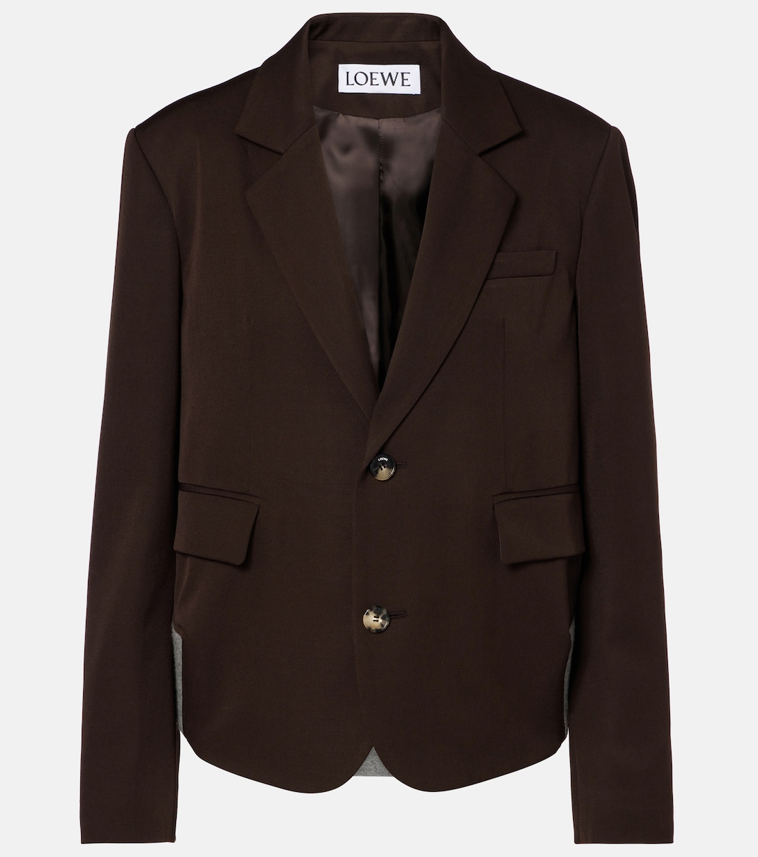 Gathered wool blazer | Loewe