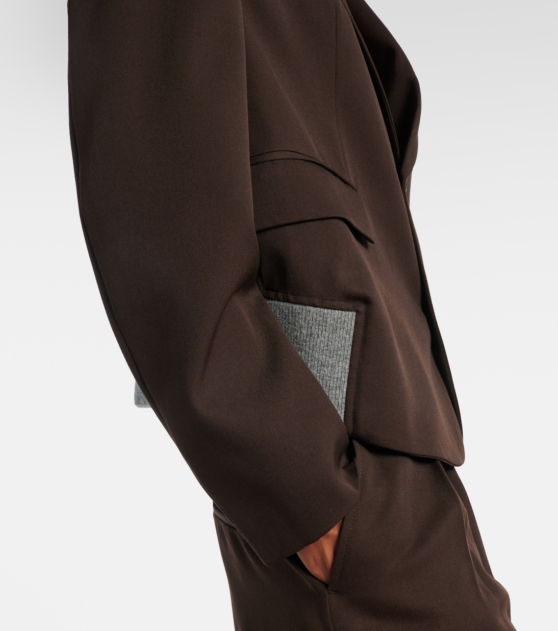 Gathered wool blazer | Loewe