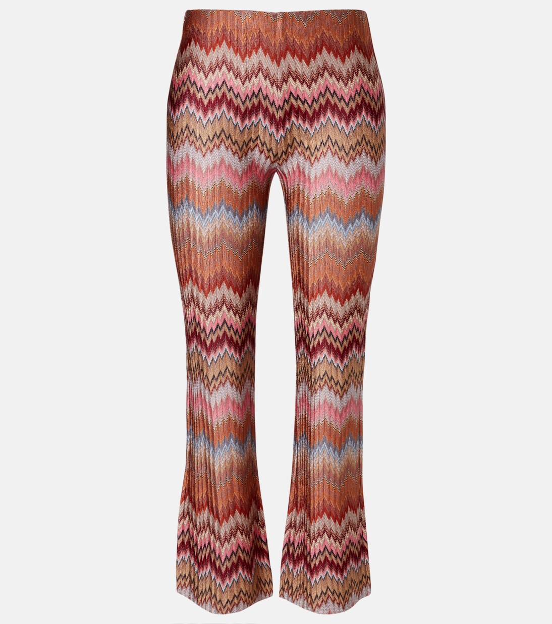 High-Rise-Hose mit Zickzack-Muster | Missoni