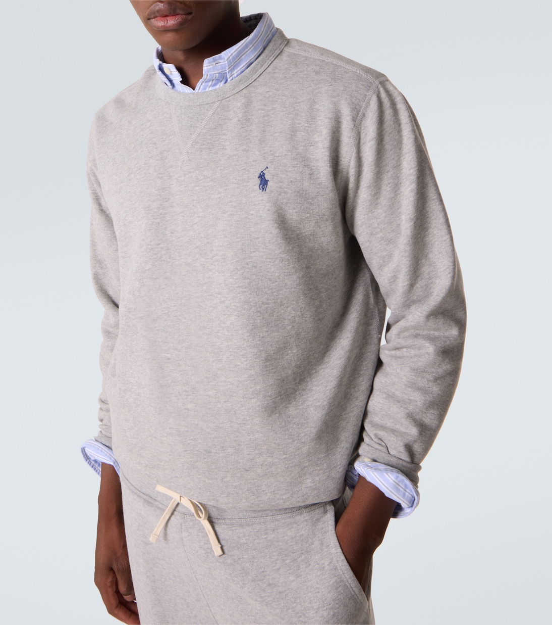 Cotton-blend jersey sweatshirt | Polo Ralph Lauren