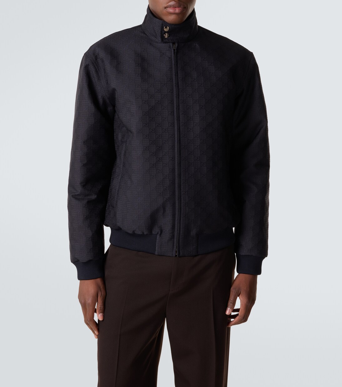 Chaqueta deportiva de jacquard con GG | Gucci